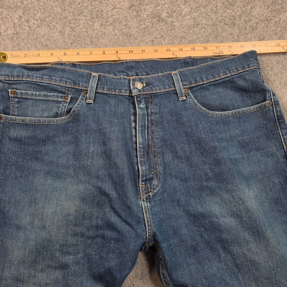 Levis 505 Regular Fit Jeans Mens 38x30 (fits 40x30) Blue Straight Leg Denim